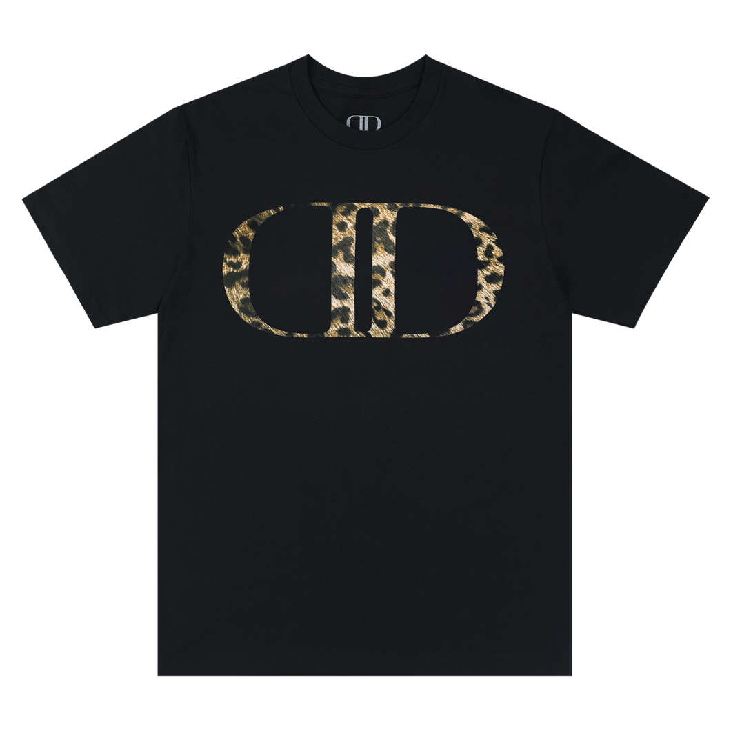 DOPAMINE LOGO TEE (BLACK/LEOPARD) – Lil Tecca