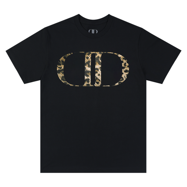 DOPAMINE LOGO TEE (BLACK/LEOPARD) – Lil Tecca