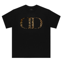 Load image into Gallery viewer, DOPAMINE LOGO TEE (BLACK/LEOPARD)
