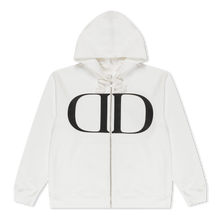 Load image into Gallery viewer, DOPAMINE LOGO ZIP HOODIE (WHITE)
