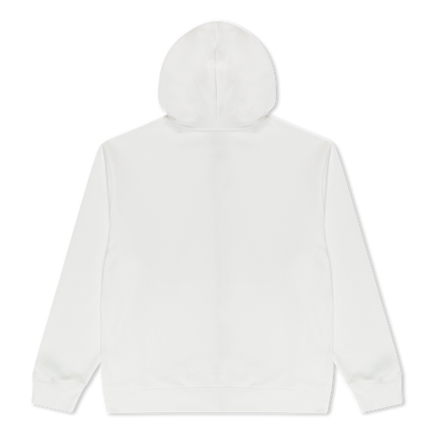DOPAMINE LOGO ZIP HOODIE (WHITE)