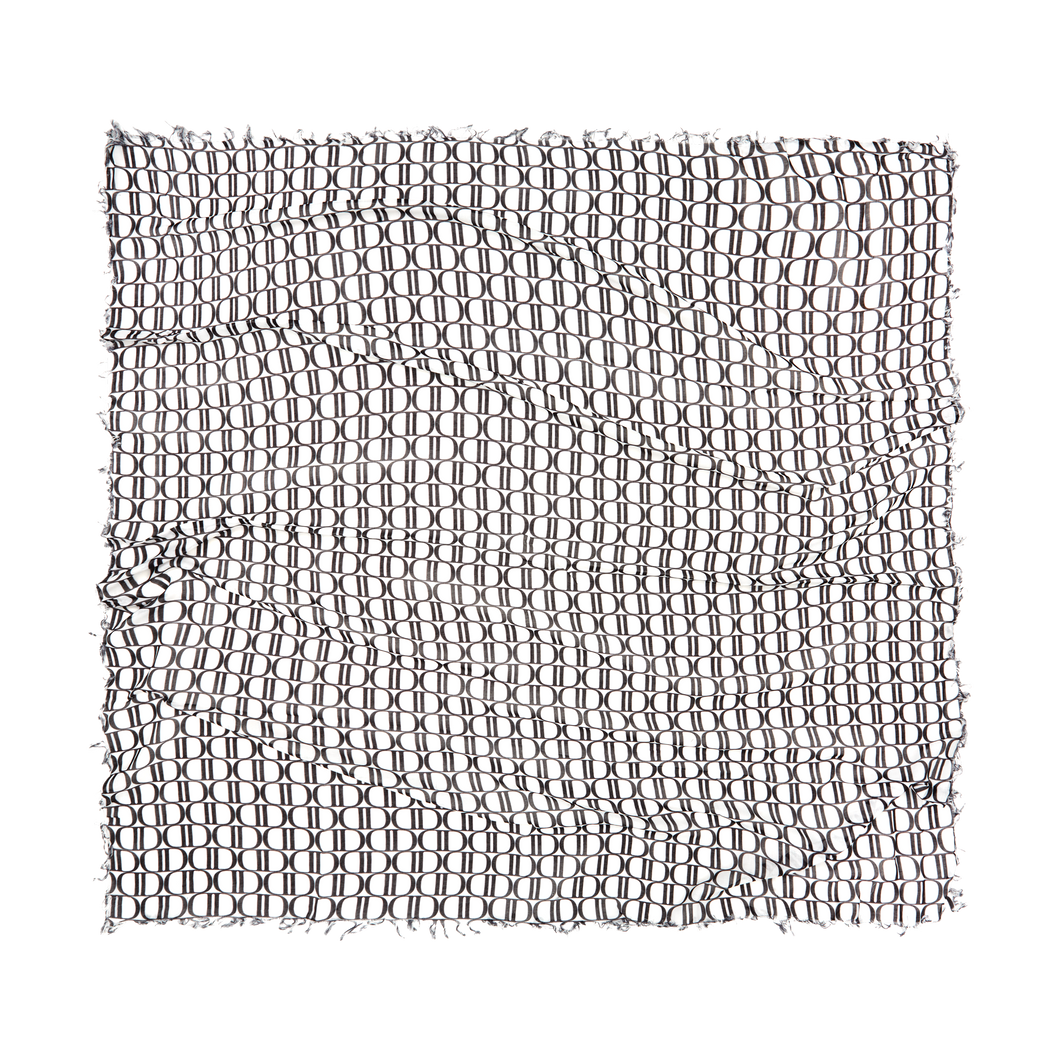 DOPAMINE SCARF (BLACK/WHITE)