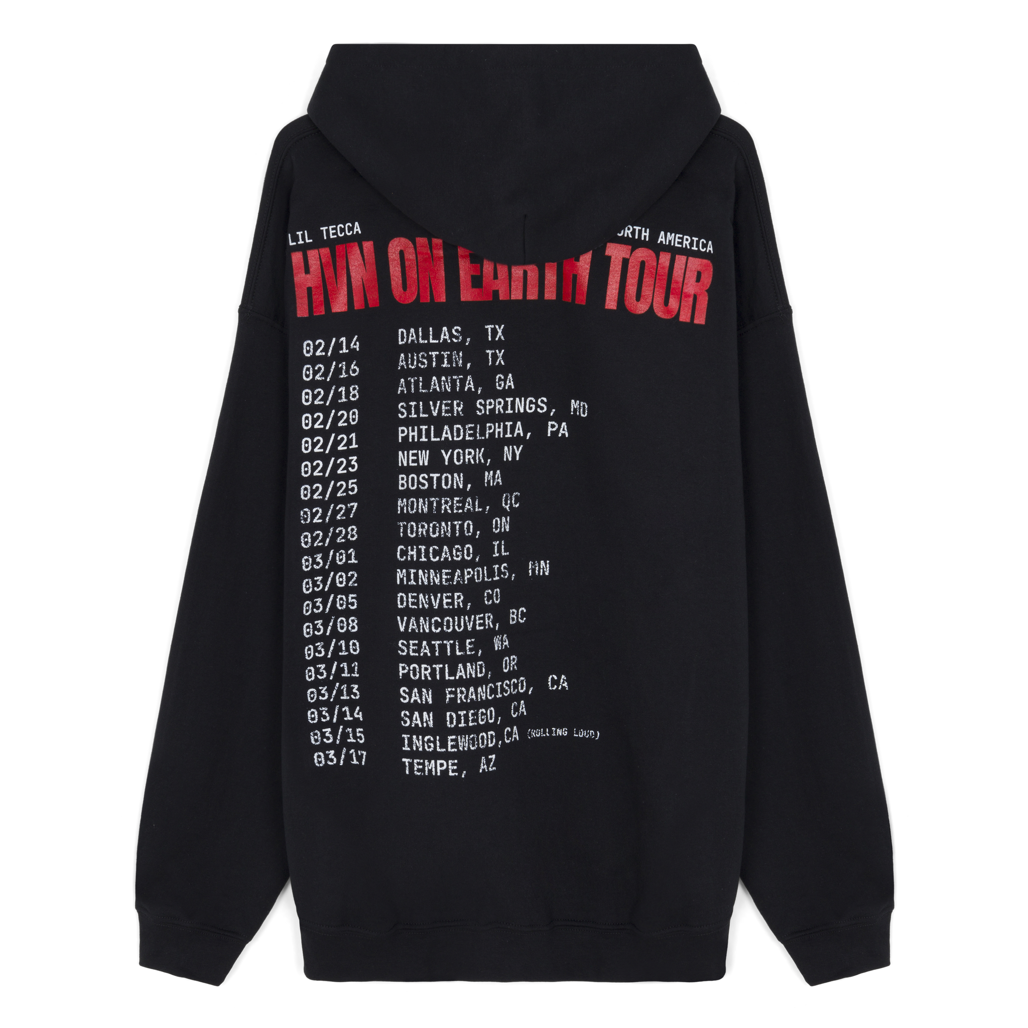 HVN ON EARTH TOUR HOODIE – Lil Tecca