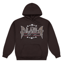 Load image into Gallery viewer, PLAN A METAL LOGO HOODIE (BROWN)
