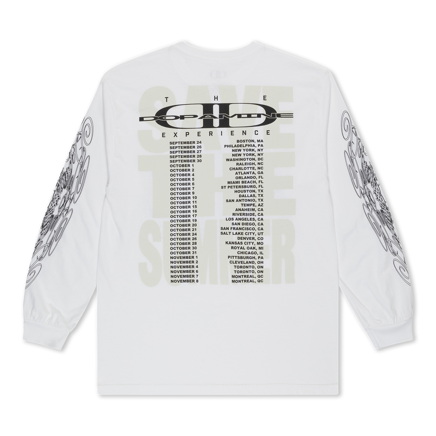 SAVE THE SUMMER US TOUR LONG SLEEVE – Lil Tecca