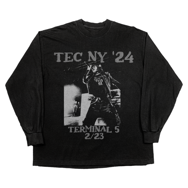 【IONSEOUL】The Cats Long Sleeve T-Shirts 4JH544 1JINN STUDIO Large Face Cat Print Basketball Long T-shirt